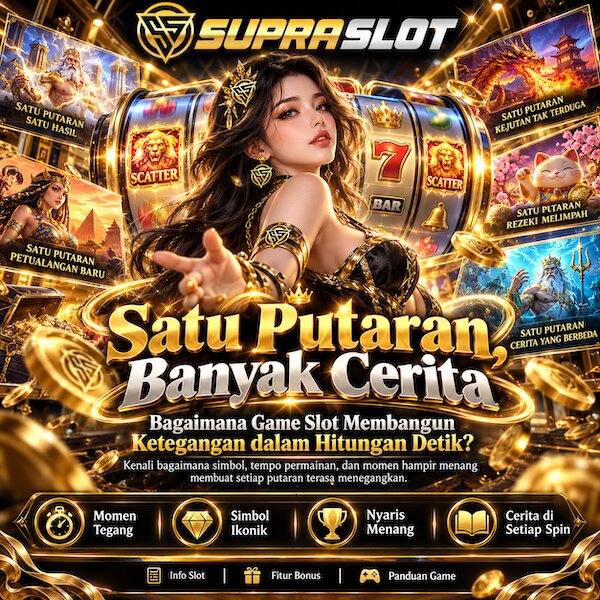 Supraslot ~ Satu Putaran, Banyak Cerita: Bagaimana Game Slot Membangun Ketegangan dalam Hitungan Detik? - 1